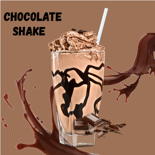 Chocolate ice cream shake
