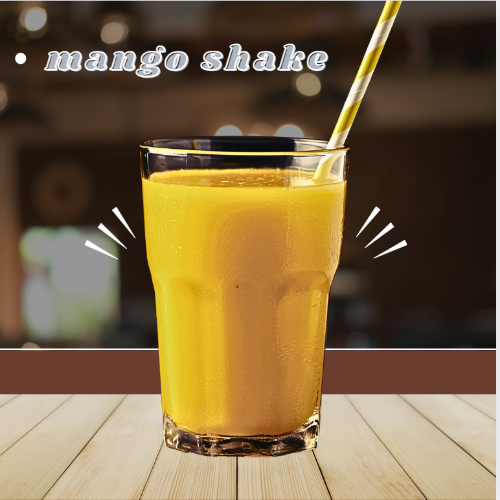 Mango ice cream shake