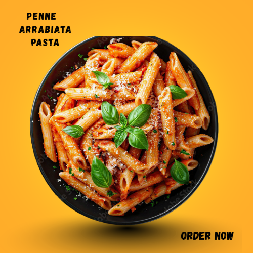 Penne arrabiata pasta white/ Red