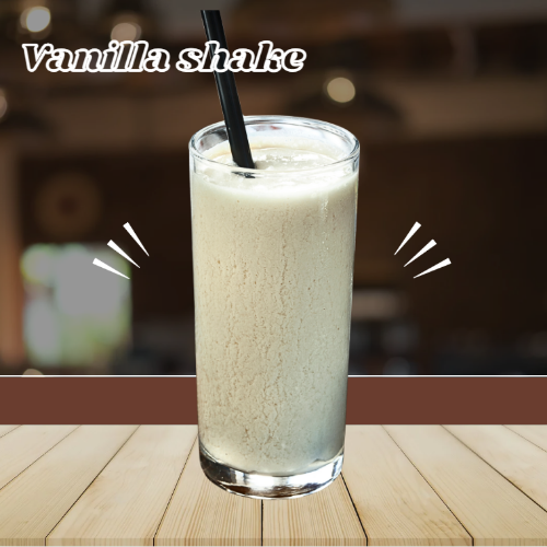 Vanilla ice cream shake